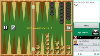 Backgammon Club تصوير الشاشة 2
