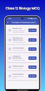 Class 12 Biology MCQ скриншот 2