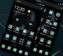 Black Tech Leopard Theme تصوير الشاشة 2