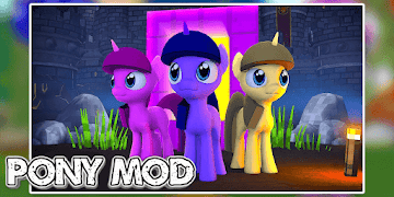 Pony mod for MCPE poster