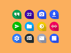 Dropcon - Pixel drop Icon Pack الملصق