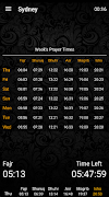 Prayer Times Light Plakat