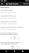 Equation Step-by-Step Calc screenshot 2