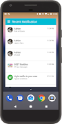 برنامه‌نما Recent Notification عکس از صفحه