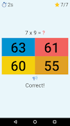 برنامه‌نما Math Games - Math Workout عکس از صفحه