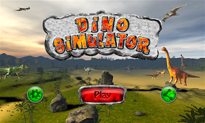 Symulator dinozaura plakat