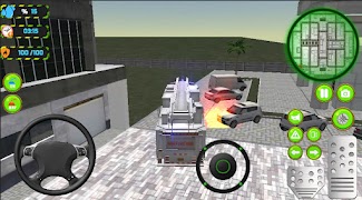 Firefighter Simulator City Cartaz