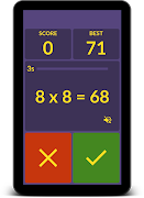 Quick Math Quizzes اسکرین شاٹ 1