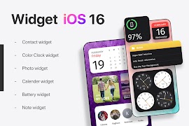 iOS 16 Style Custom Widgets پوسٹر