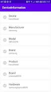 Device Information screenshot 1