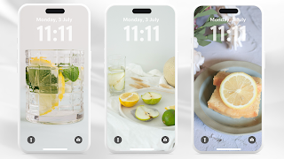 Lemon Aesthetic Lockscreen screenshot 2
