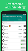 Friends Step tracker capture d'écran 1