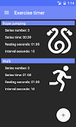 Exercise timer پوسٹر