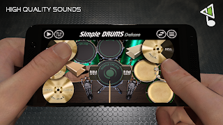 برنامه‌نما Simple Drums Deluxe - Drum Kit عکس از صفحه