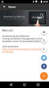 Matrix42 Mobile 스크린샷 1