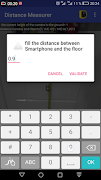 برنامه‌نما Measure distance عکس از صفحه