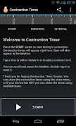Contraction Timer Screenshot 1