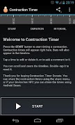 Contraction Timer Ekran Görüntüsü 1