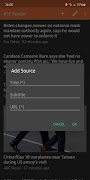 2 Schermata RSS Reader Edge
