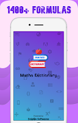Maths Dictionary: 1400+ maths  تصوير الشاشة 1