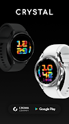 Crystal Watch Face for Wear OS پوسٹر