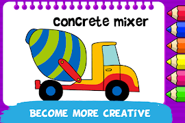Construction Vehicles Coloring screenshot 5