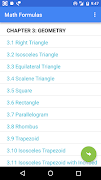 Math Formulas screenshot 2