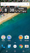 Retro Clock Widget Poster