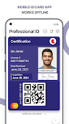 Professional ID: Certification poster