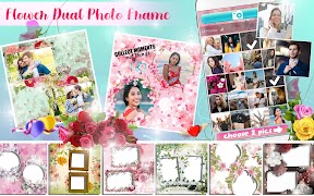 Flower Dual Photo Frame screenshot 6