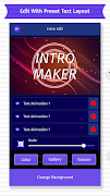 Intro Video Maker - Animation ภาพหน้าจอ 2