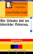Learn Fraktur Script پوسٹر