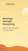 Luckynote: Message Yourself 截图 1