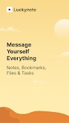 Luckynote: Message Yourself 截图 1