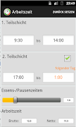 Arbeitszeit Screenshot 1