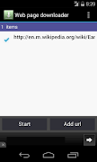Web page downloader স্ক্রিনশট 3