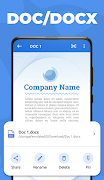 Document reader: PDF, DOC, XLS تصوير الشاشة 2