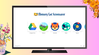 برنامه‌نما Memory Cast Screensaver for TV عکس از صفحه