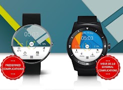 Watch Face - Material Interactive screenshot 2