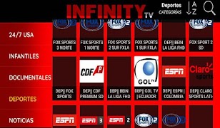 infinity TV screenshot 2