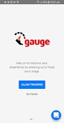 Gauge الملصق