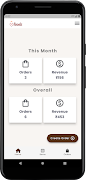 Food Delivery App-Dashboard screenshot 1