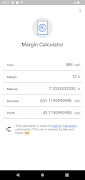 Margin Calculator ảnh chụp màn hình 1