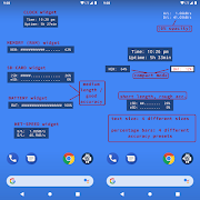برنامه‌نما Android System Widgets + عکس از صفحه