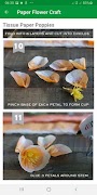 Paper Flower Craft Instruction capture d'écran 5