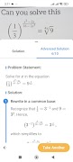 Résolveur de mathématiques capture d'écran 6
