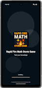 Rapid Fire Math Storm Game 海報