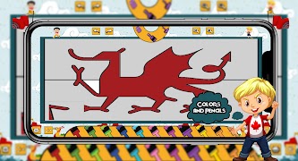 برنامه‌نما Flags Coloring عکس از صفحه