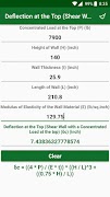 برنامه‌نما Structural Engineering Calc. عکس از صفحه