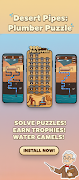 Desert Pipes: Plumber Puzzle poster